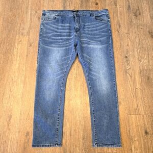 Kenneth Cole New York Men's Blue Jeans Tapered Fit Size 42 X 36